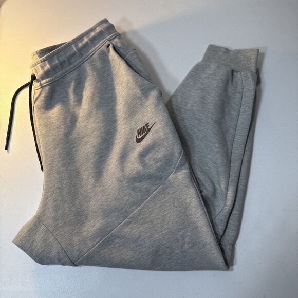 Nike Sportswear Mens Large Gray‎ Tech Fleece Jogger Tapered Retro Y2K - Picture 12 of 15